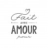 Tampon fait avec amour pour