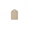 Étiquette kraft, format 2,3 x 3,4 cm - Lot de 10