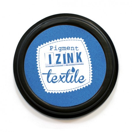 Encreur textile Izink, couleur bleu clair