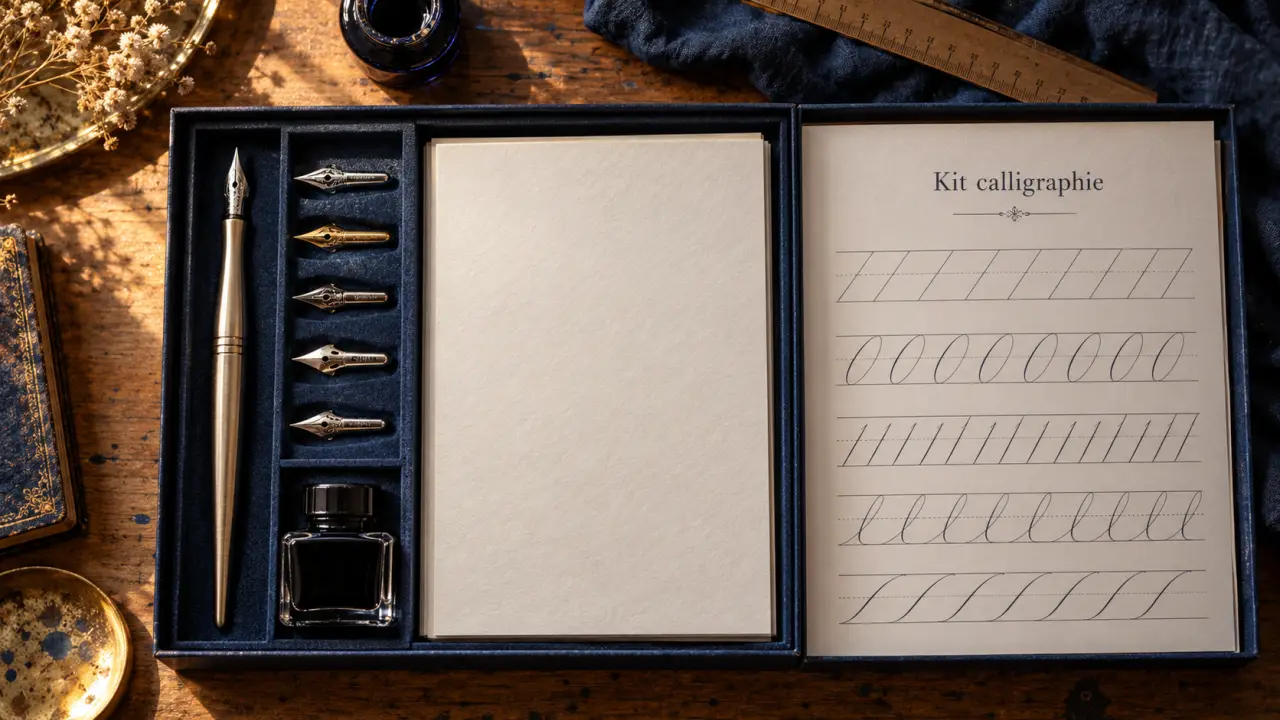 Kit calligraphie pour éviter les bavures dès les premiers tracés